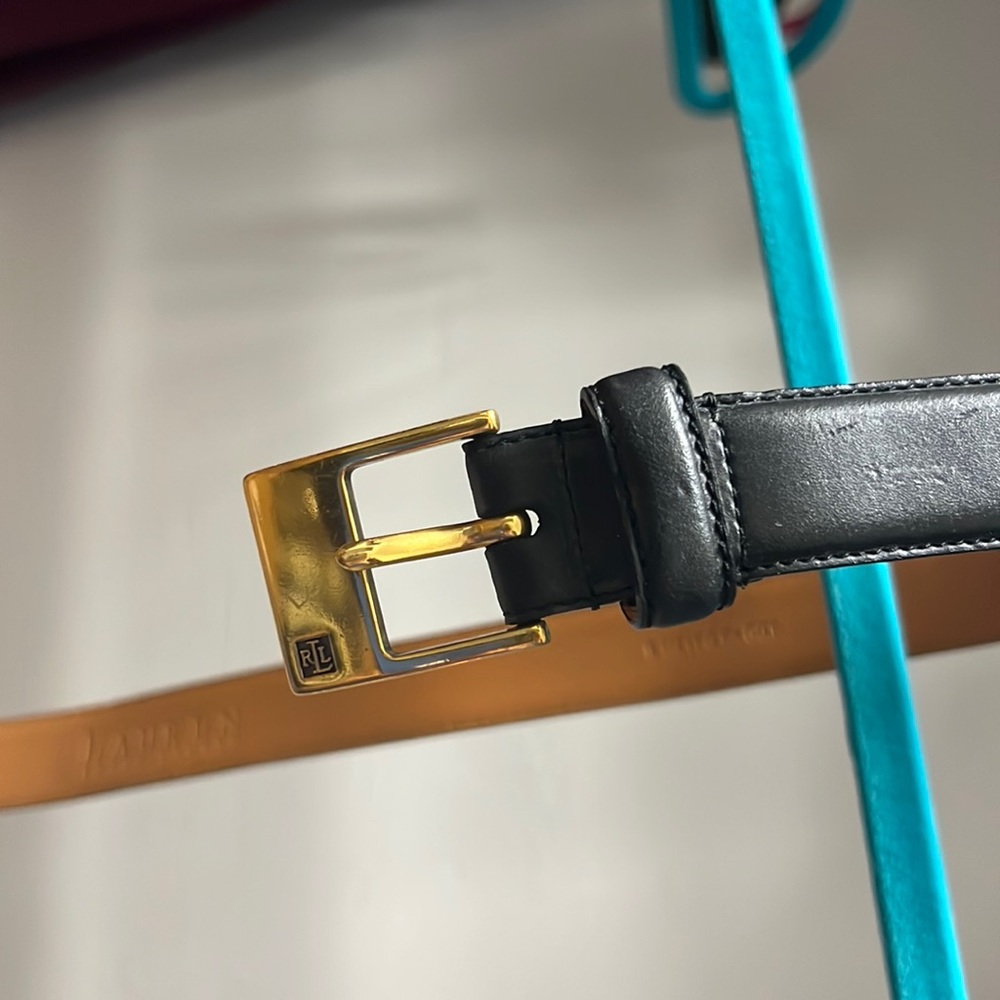 Ralph Lauren Black Leather belt